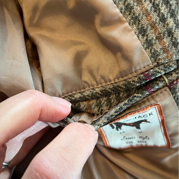 Janie and Jack Plaid Blazer - Green and Pink - Picture 10 of 12